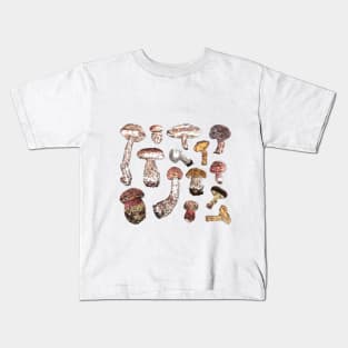 Mushrooms Kids T-Shirt